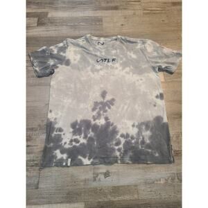 TLF Large women's grey tie dye oversized tee